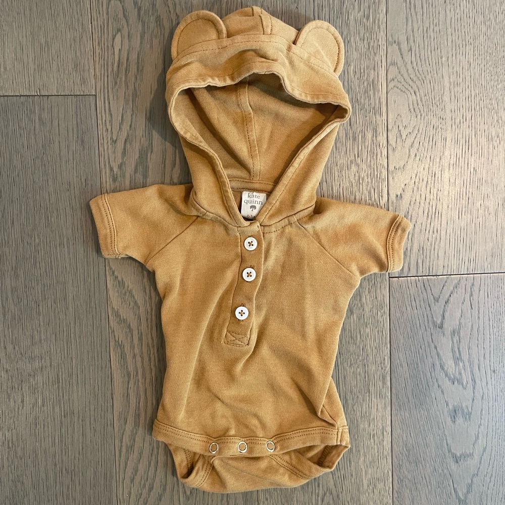 Kate Quinn bear button bodysuit onesie